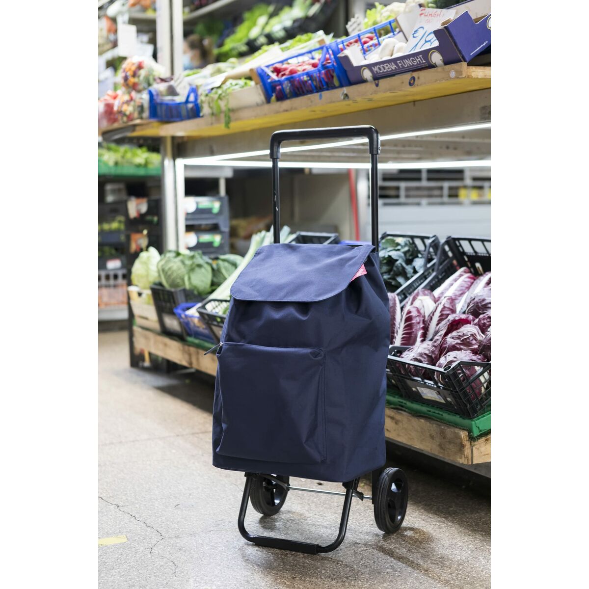 Handlevogn Gimi Argo 37 x 33 x 95,5 Blå 45 L